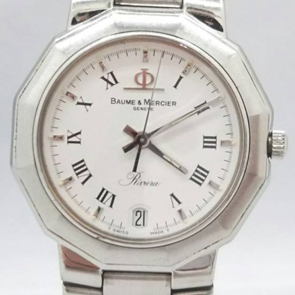 Baume & Mercier Riviera 5130 Ladies Quartz Watch Baume & Mercier Riviera 5130.038 Stainless steel White  main image 2